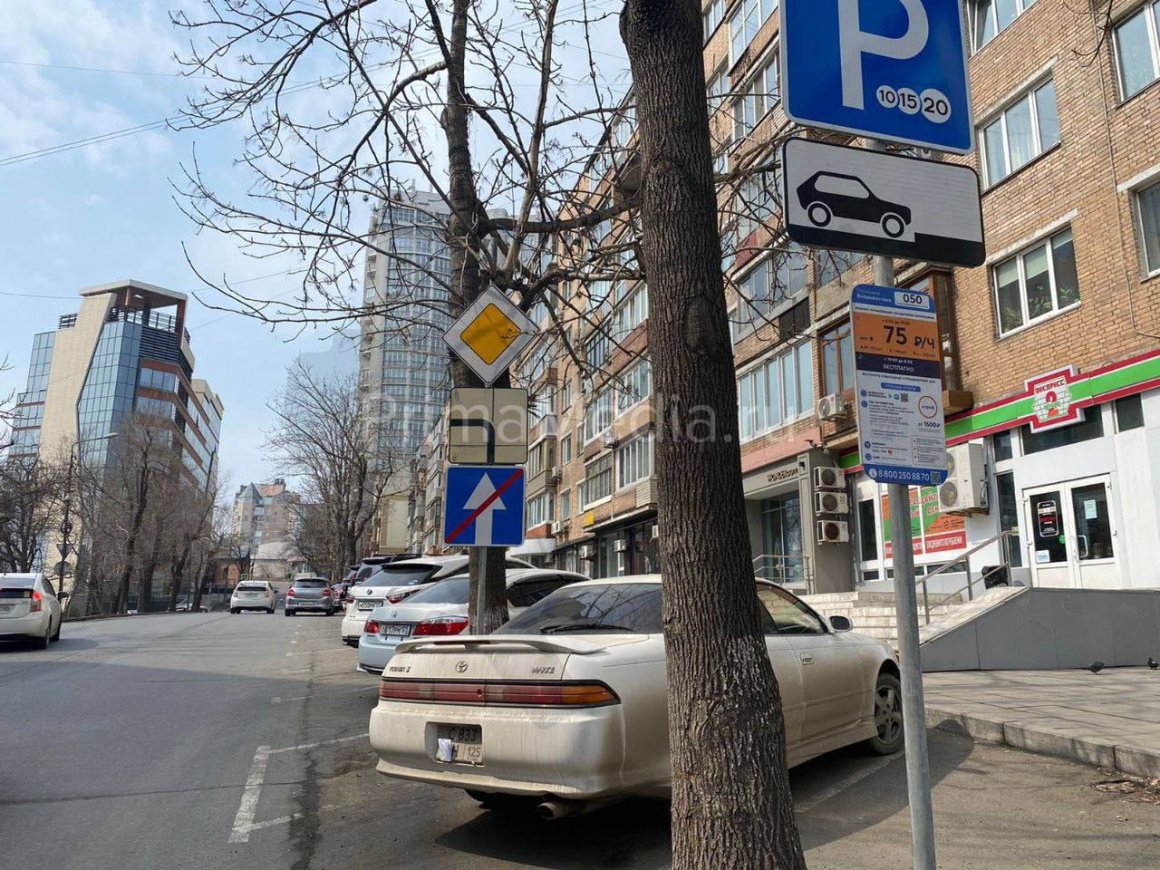 Жители Владивостока нашли способ не платить за платные парковки в центре