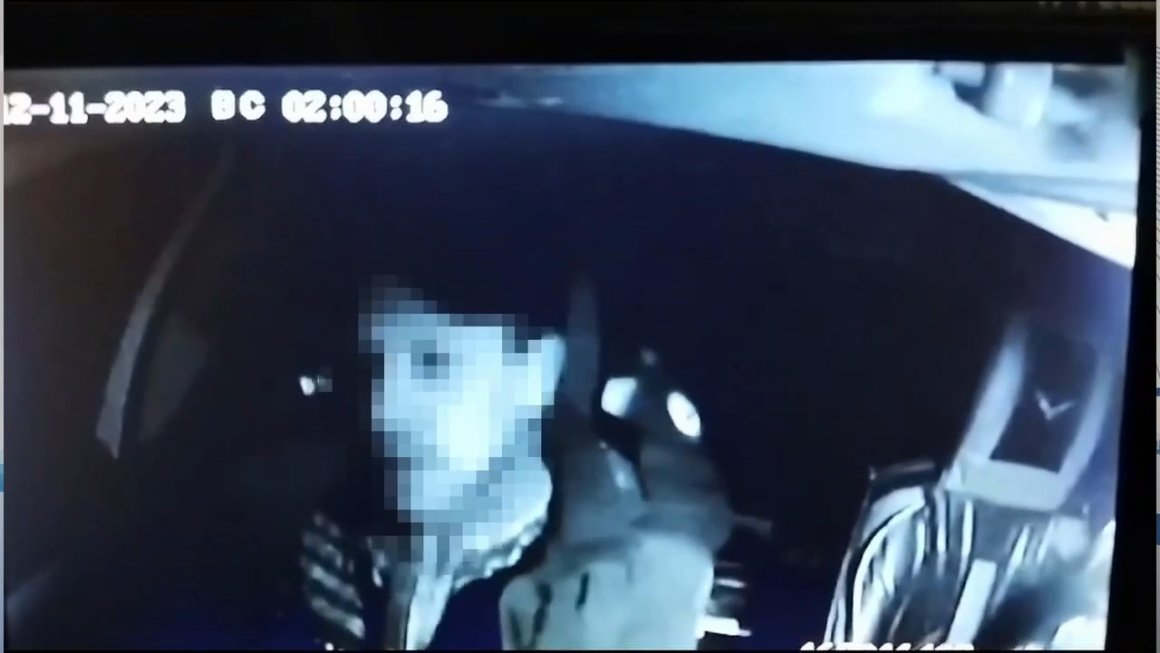 Погоня со стрельбой попала на видео на федеральной трассе в Приморье
