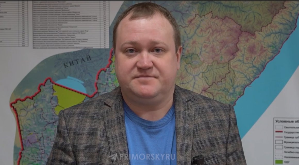 Тигр гуляет по базе отдыха в пригороде Владивостока